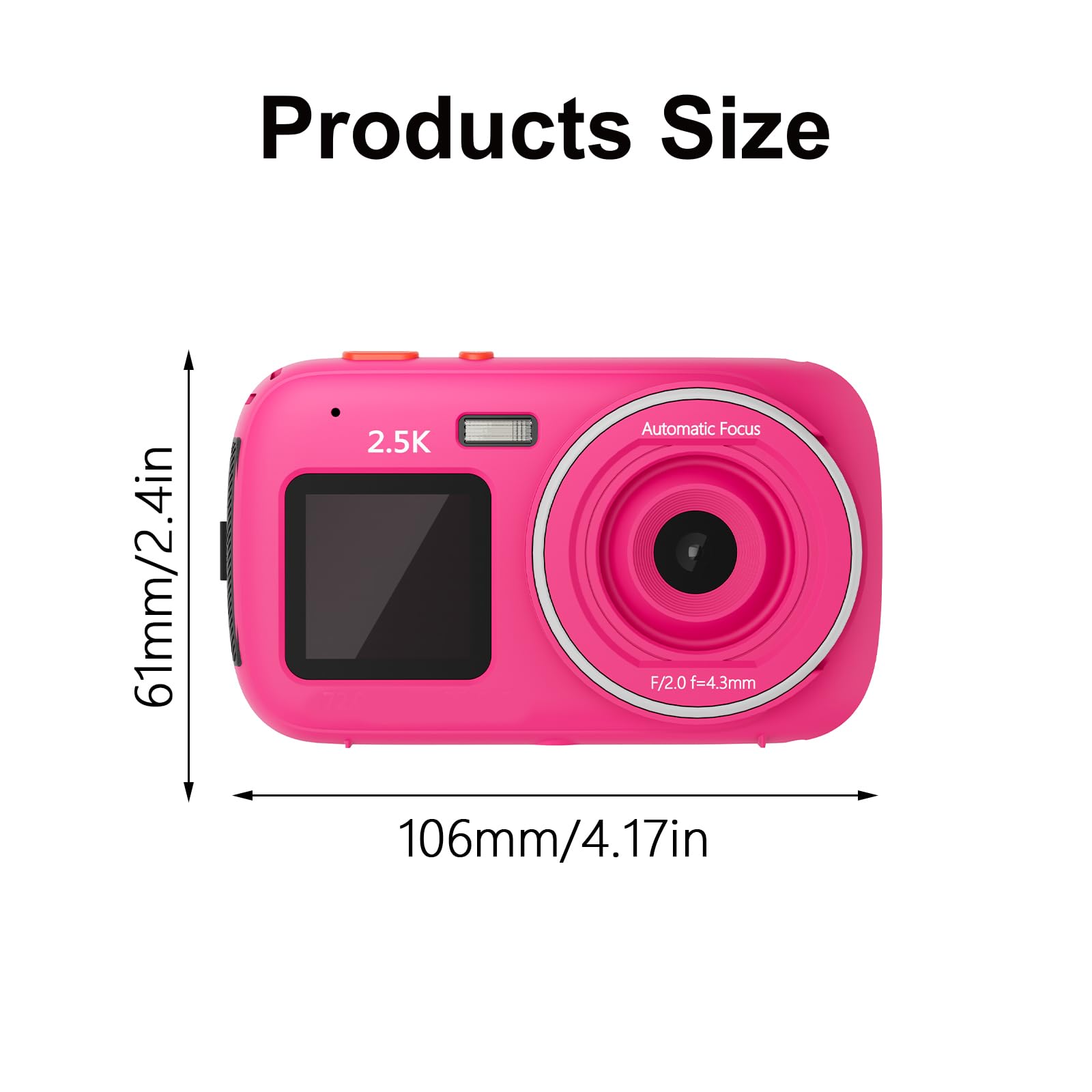Amazon | コンパクトデジタルカメラ7 200万ピクセルユニセックス